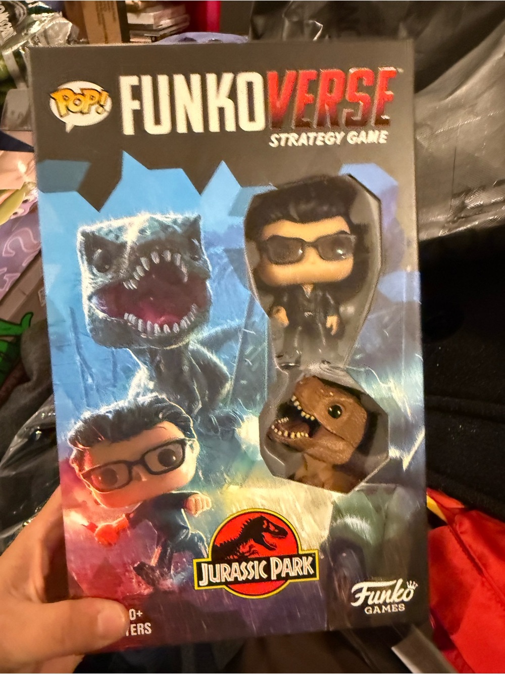 Funko Jurassic Park FunkoVerse Strategy Game - Blue/Black/Red